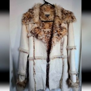 Bebe faux fur jacket